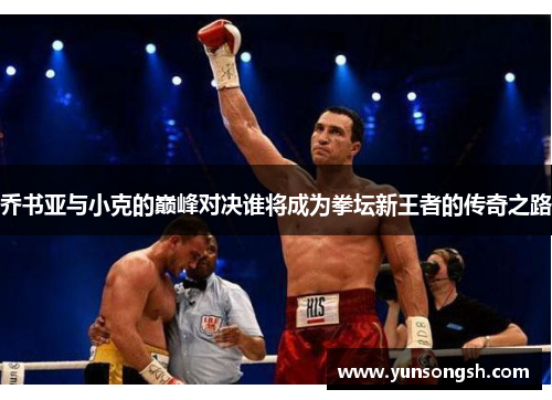 乔书亚与小克的巅峰对决谁将成为拳坛新王者的传奇之路